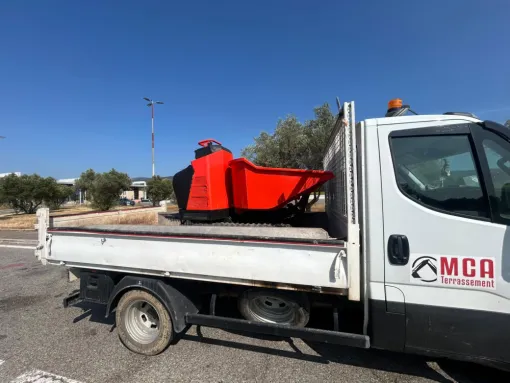 🛠️ MCA Terrassement investit dans une brouette à chaîne au Luc pour encore plus d’efficacité sur vos chantiers , Le Luc, MCA